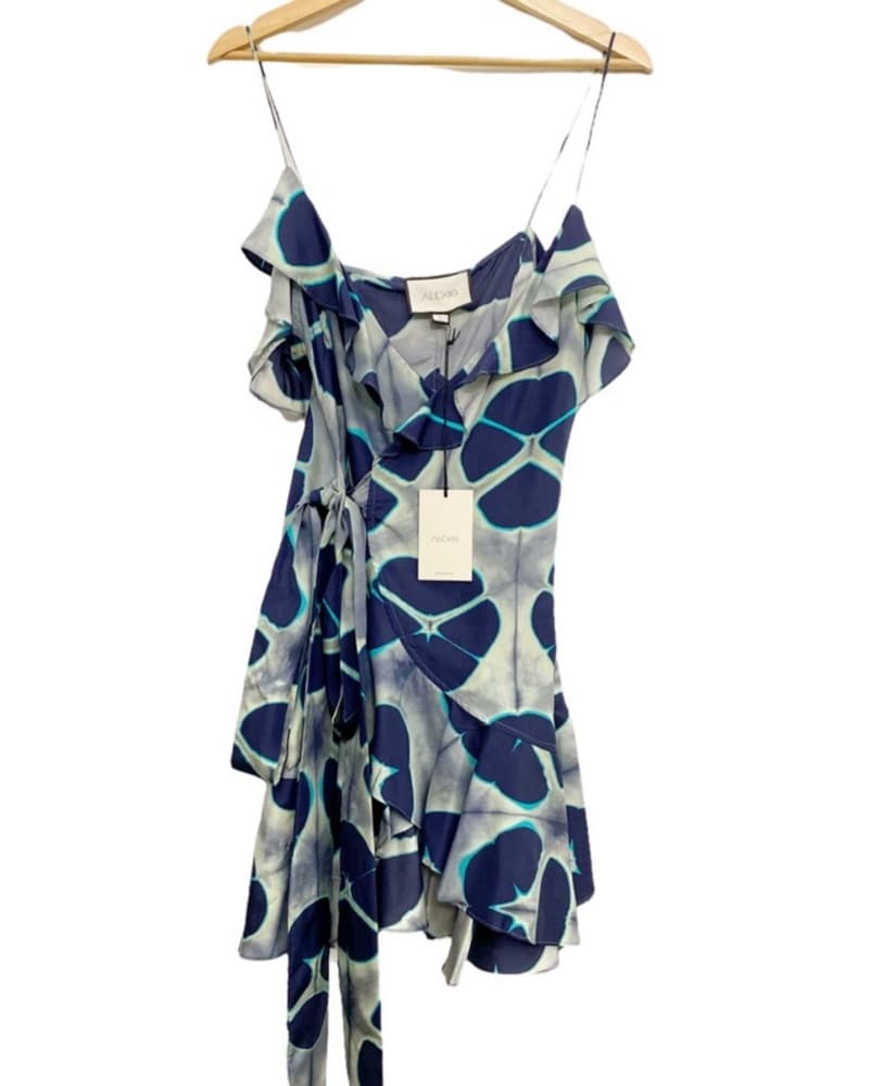 Alexis Kalani ruffle wrap mini dress - Image 1
