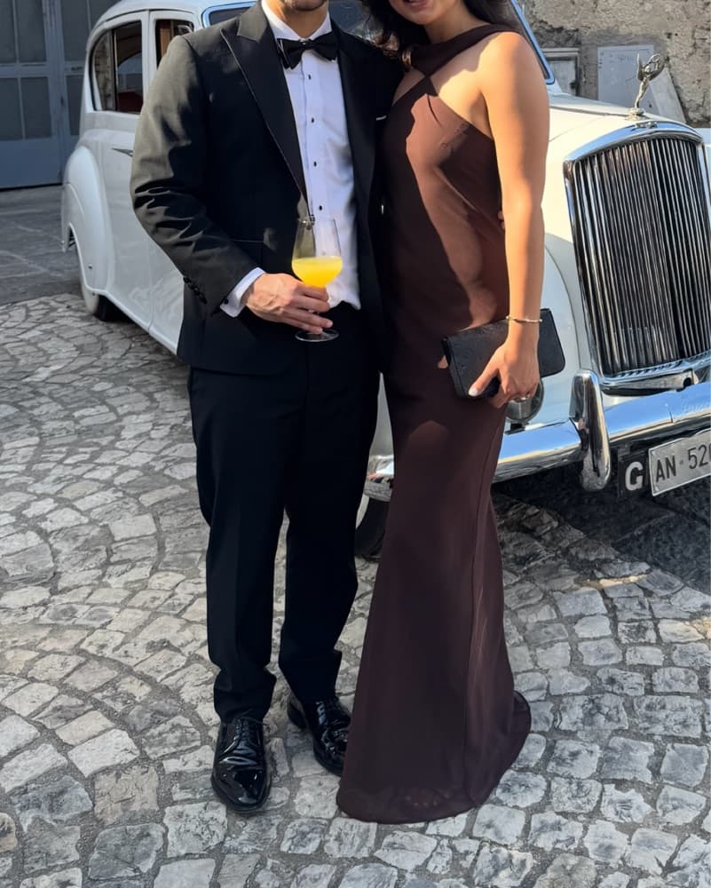 Amanda Uprichard Brown Maxi Dress - Image 4