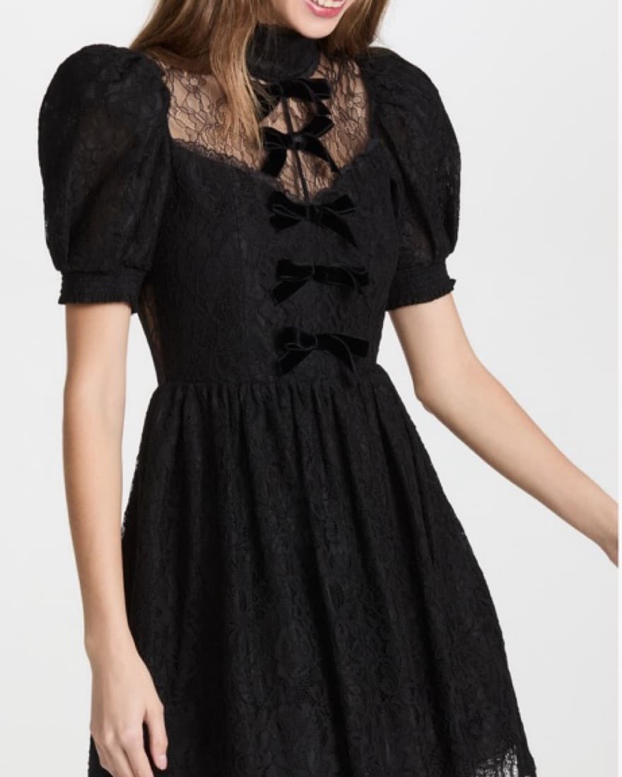 alice + olivia Vernita Lace Mini Dress - Image 2