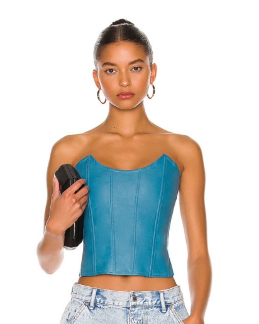 Miaou Turquoise Corset - Image 2