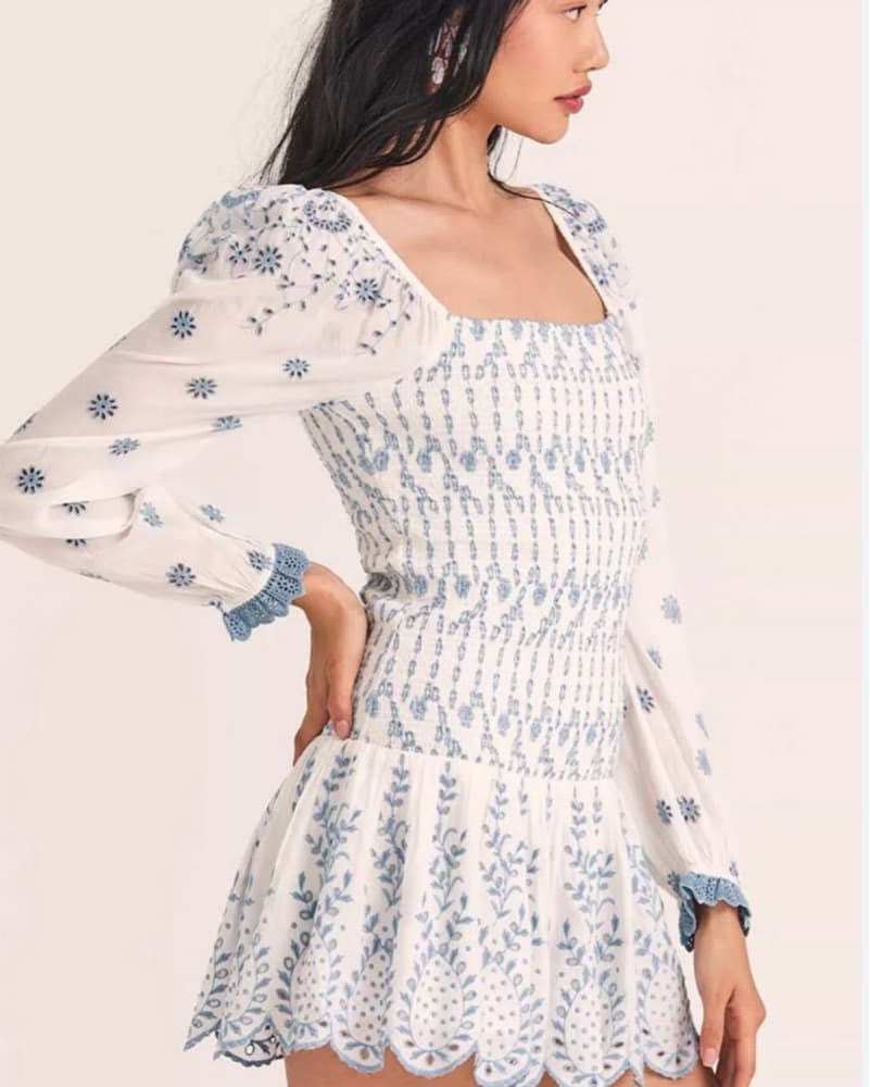 Mini Eyelet Dresss - Image 2