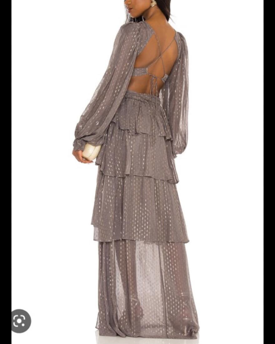 For Love & Lemons X REVOLVE Tierred Gown - Image 3