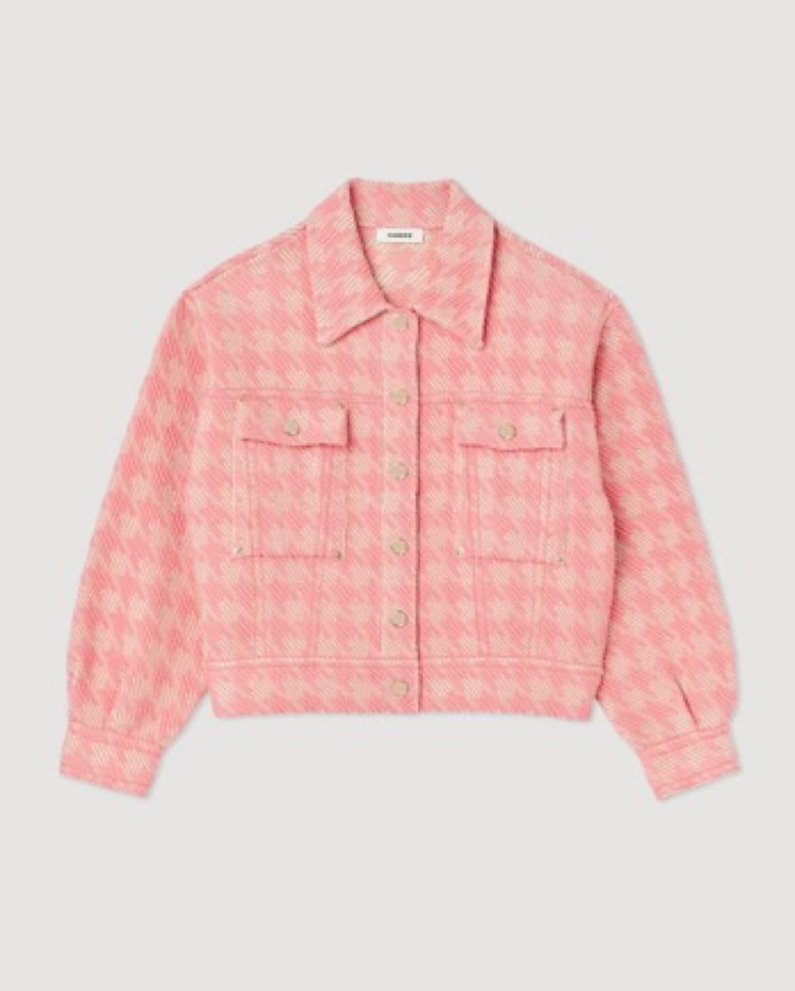 Sandro Pink Jacket - Image 2