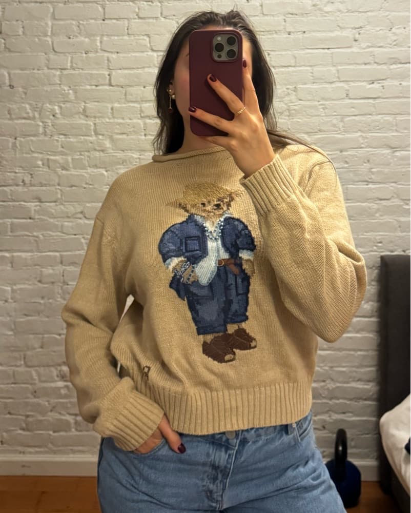 Ralph Lauren Teddy Bear Sweater - Image 1