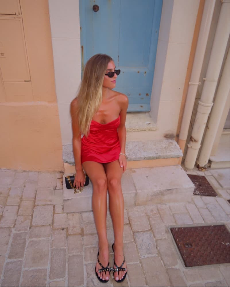 Red Revolve Mini Dress - MORE TO COME - Image 1