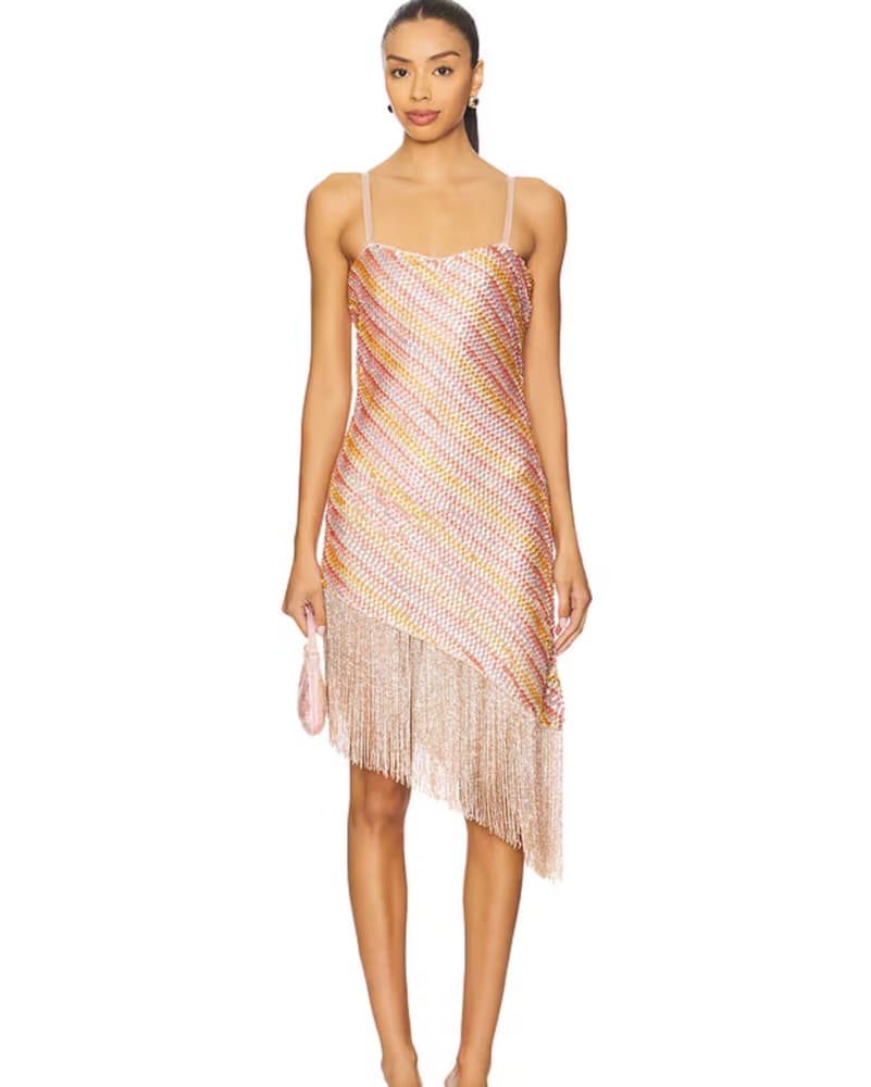 For Love & Lemons Capri Beaded Dress - Image 4