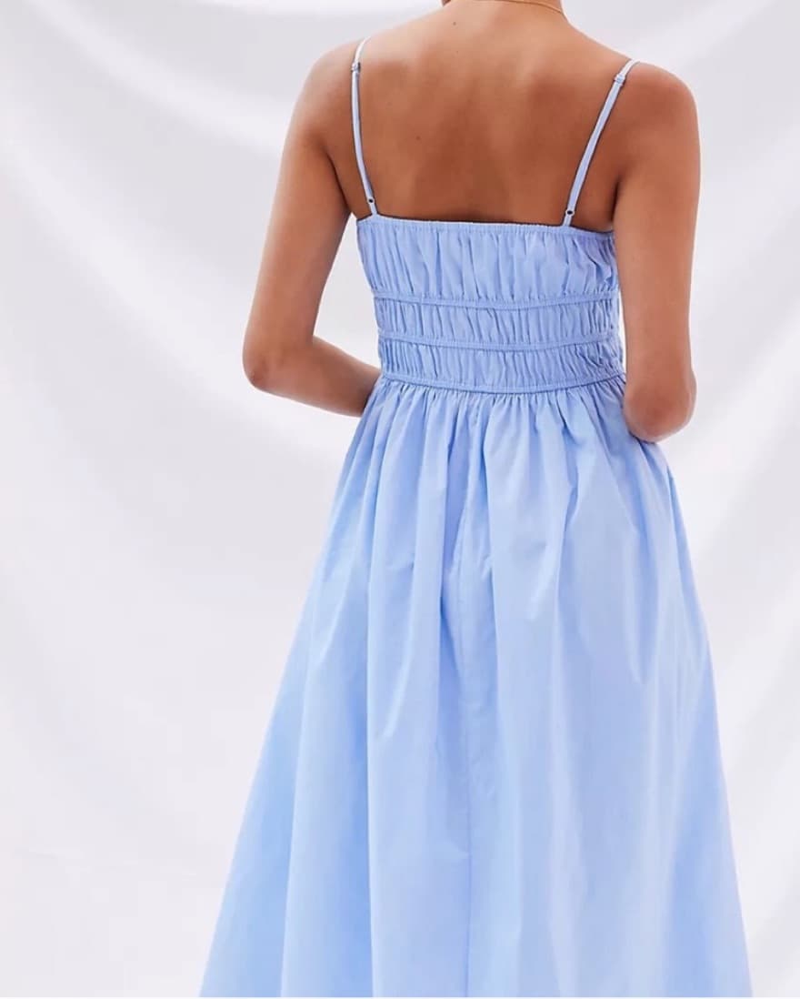 Blue Spagetti Strap Cinderella Dress - Image 3