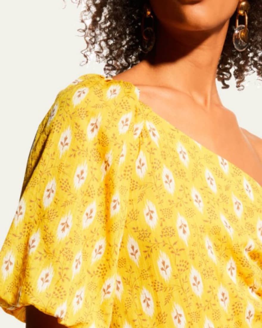 Veronica Beard Tiered One-Shoulder Dress - Image 5