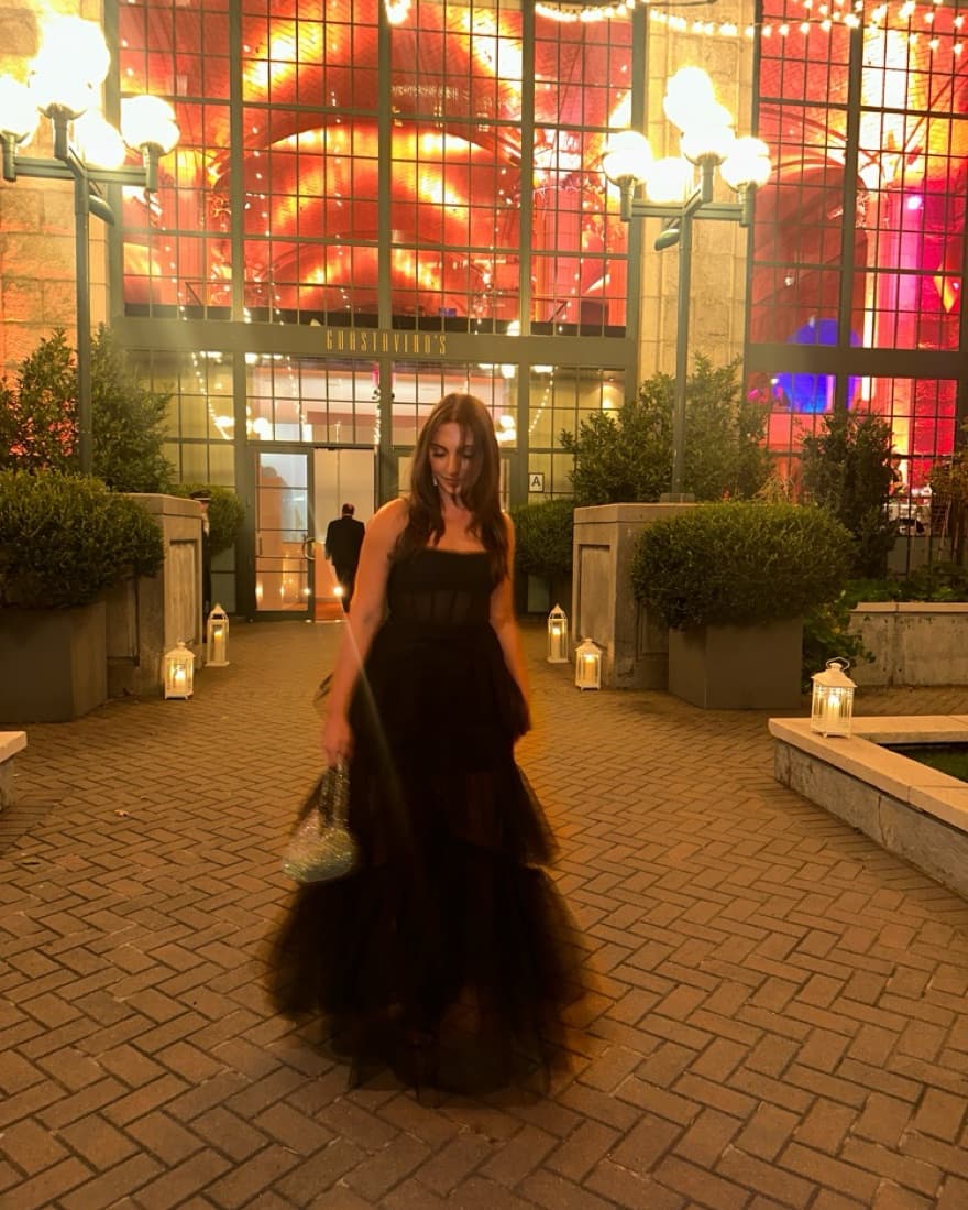 BCBGMAXAZRIA Tulle Corset Essential Gown - Image 3