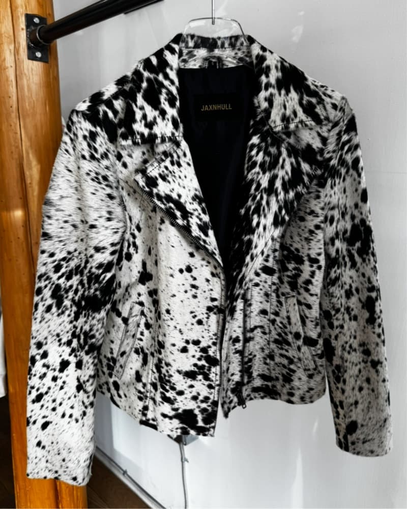 Genuine Brazilian Cowhide Moto Jacket - Image 3