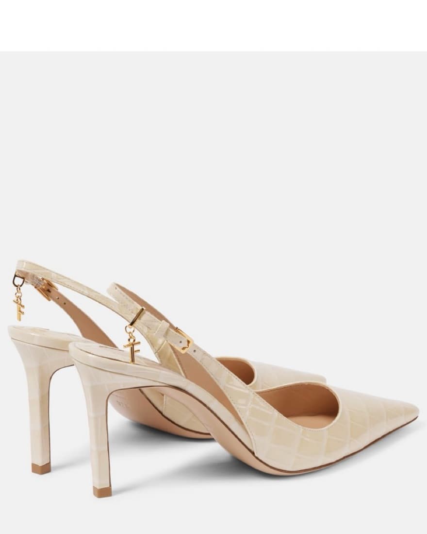 TOM FORD Angelina leather slingback heel - Image 4