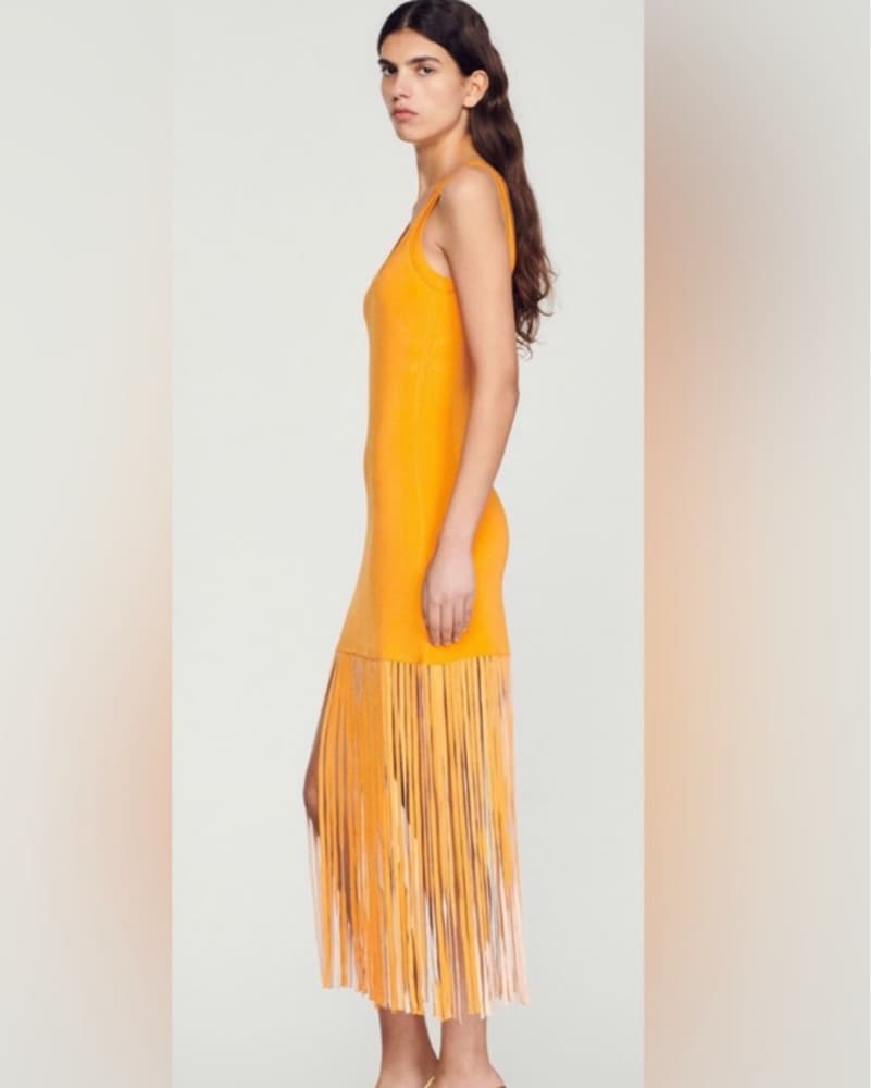 Sandro Fringe Dress - Image 1