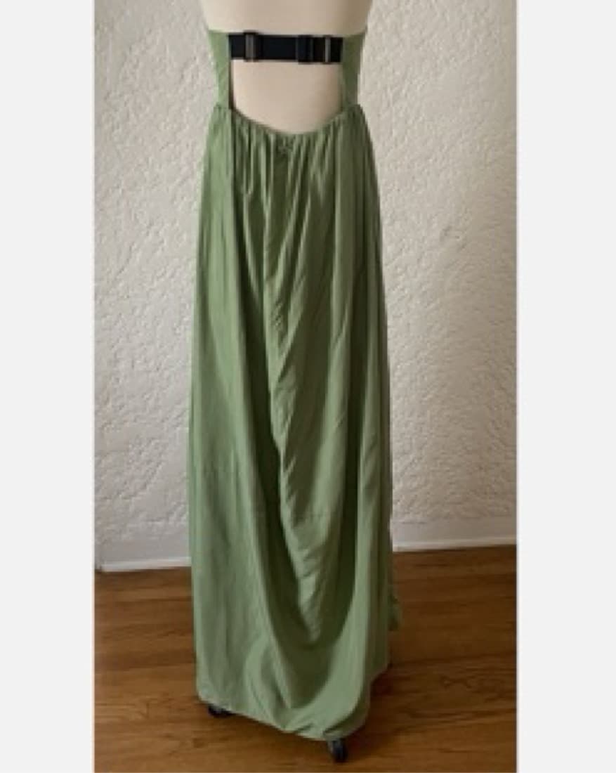 Tibi Green strapless Dress - Image 2