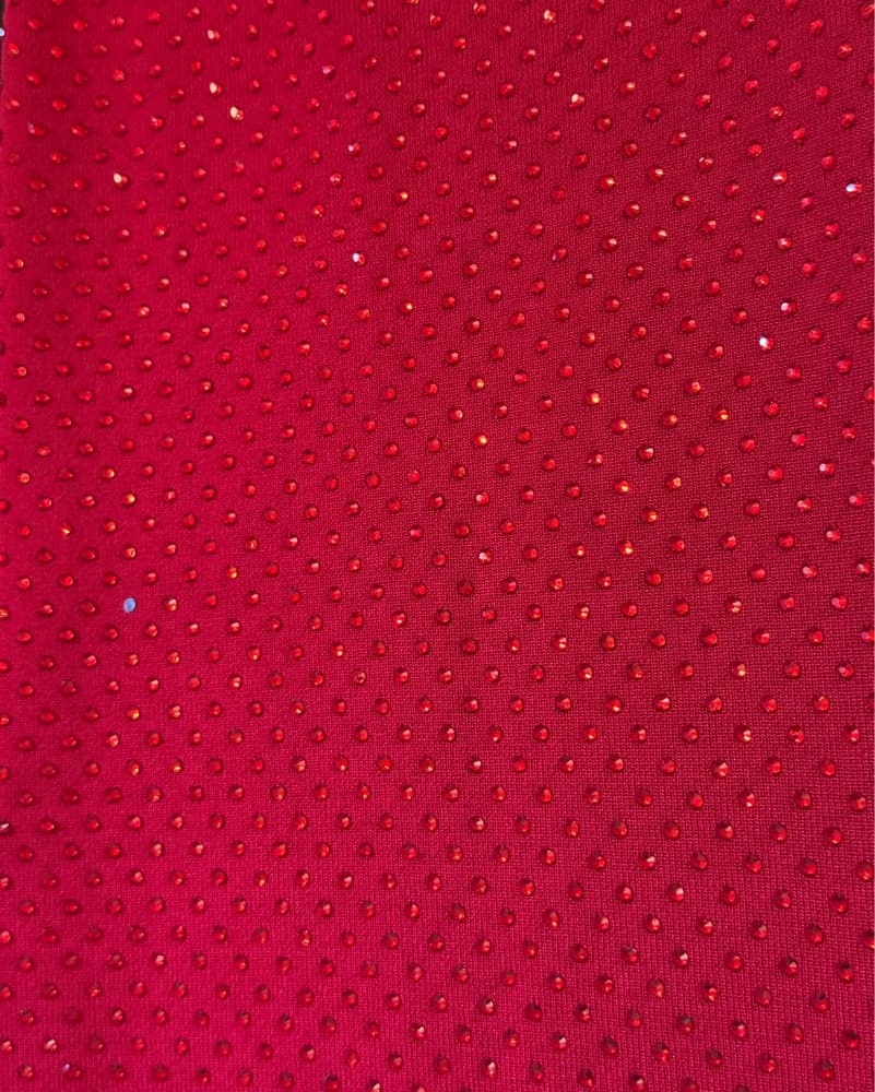Ronny Kobo Red Rhinestone Maxi Dress - Image 4