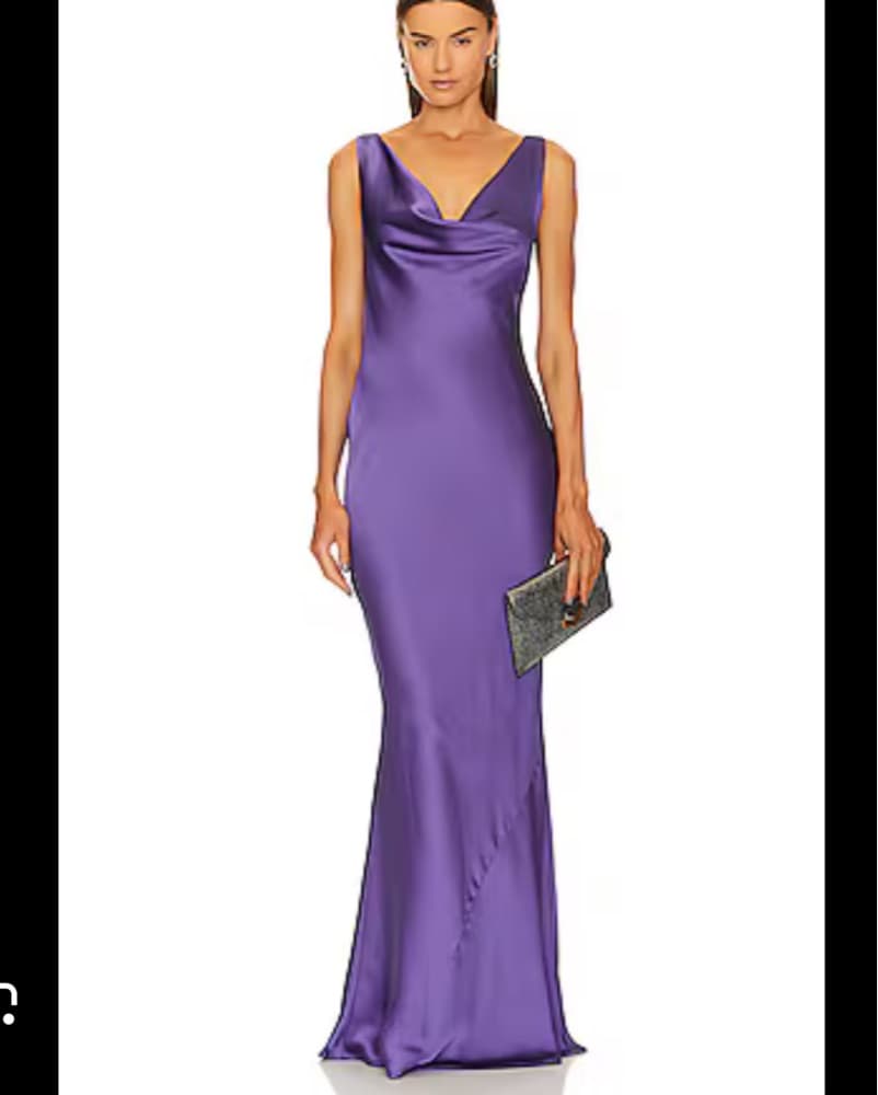 Norma Kamali Deep V Gown  - Image 5
