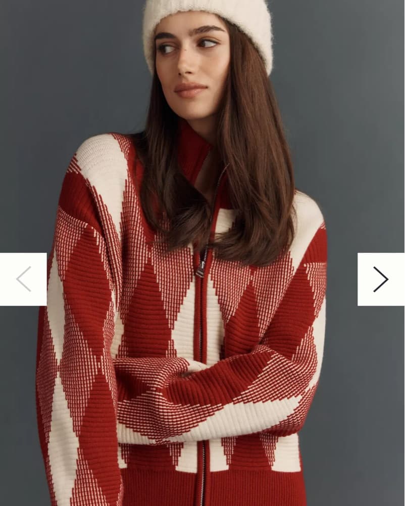 Anthropologie Red Varley Sweater - Image 2