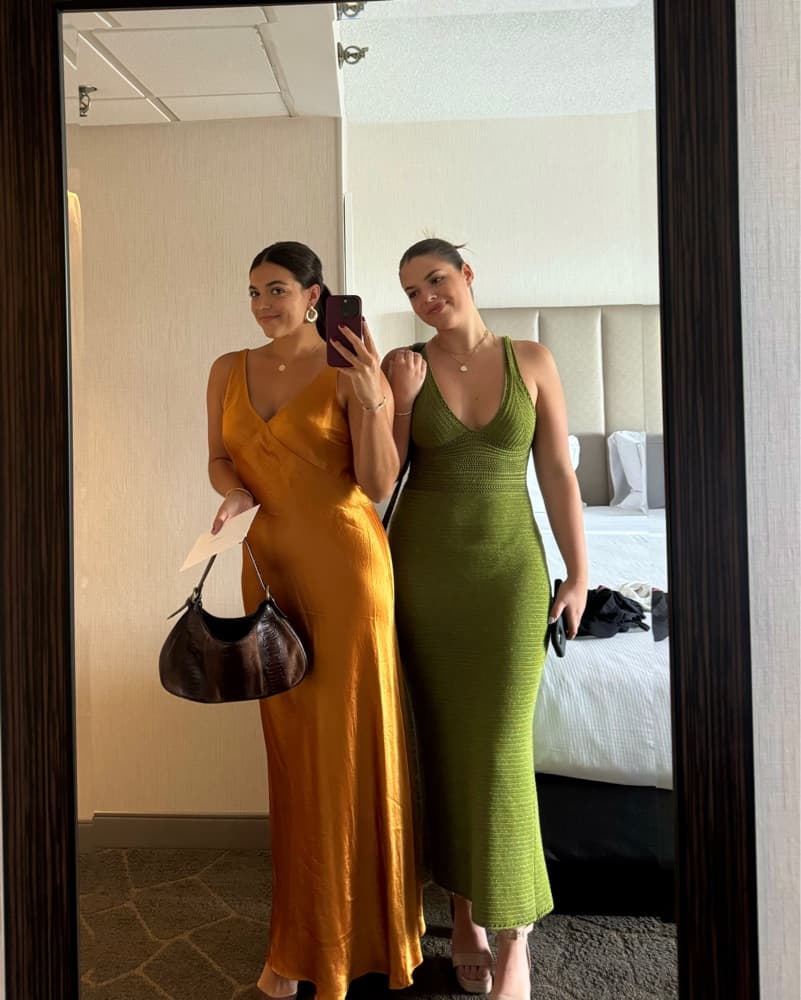 Vince V-neck Maxi Satin Dress   - Image 2