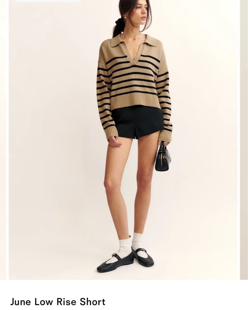 Reformation Micro Low Rise Shorts - Image 1