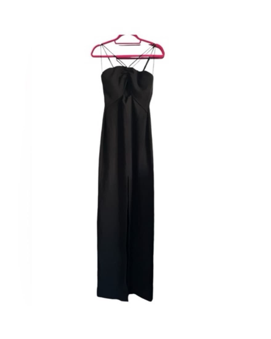 LIKELY Rocky Ruched Cut-Out Gown in blac - Image 4