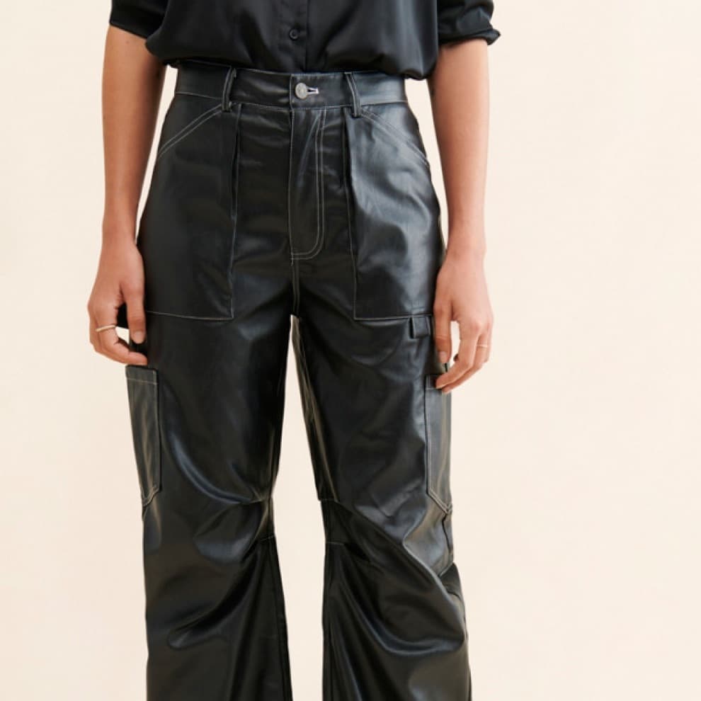 Lioness Miami Vice Vegan Leather Pants - Image 3