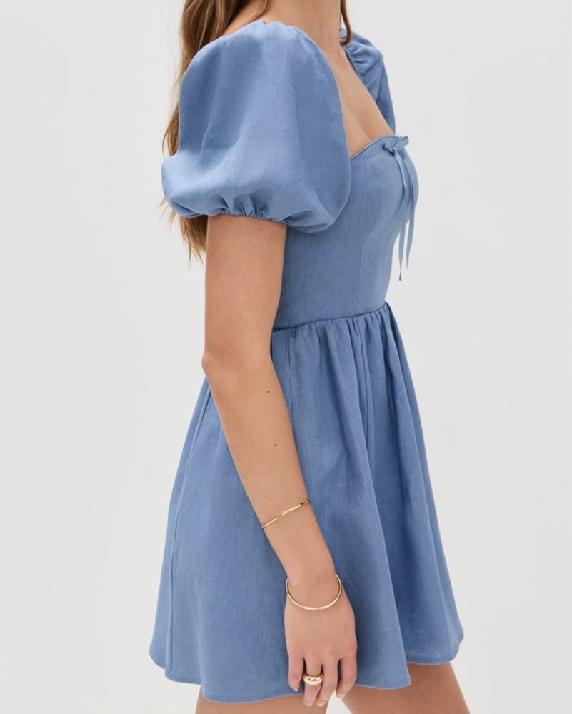 Reformation malvina Linen Dress Size 6 - Image 3