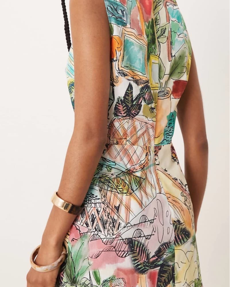 Isabella Pennington Dress Printed - Image 2