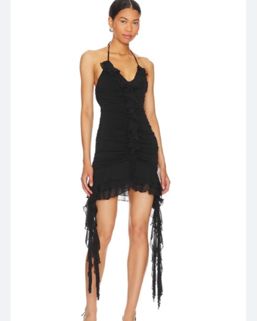 NBD Elayna Mini Dress Black Small - Image 1
