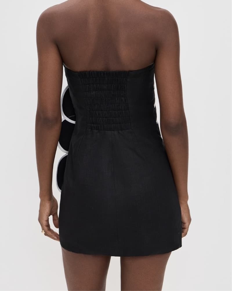Azulu - Bloom Linen Mini Dress - Image 4