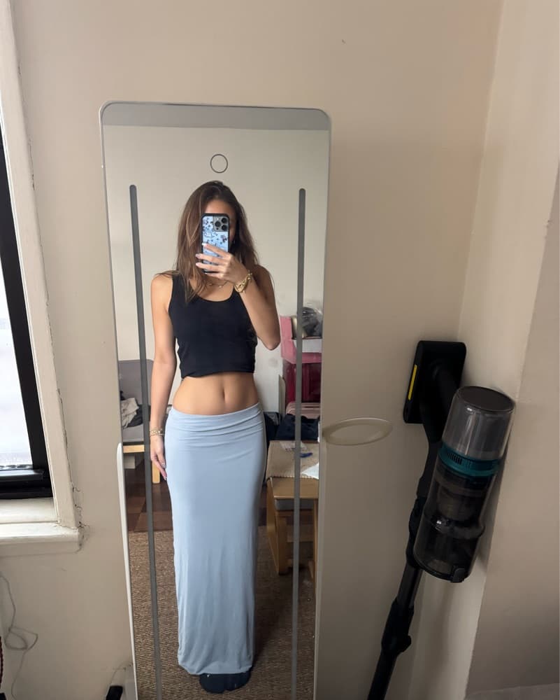 Grey Maxi Skirt - Image 3