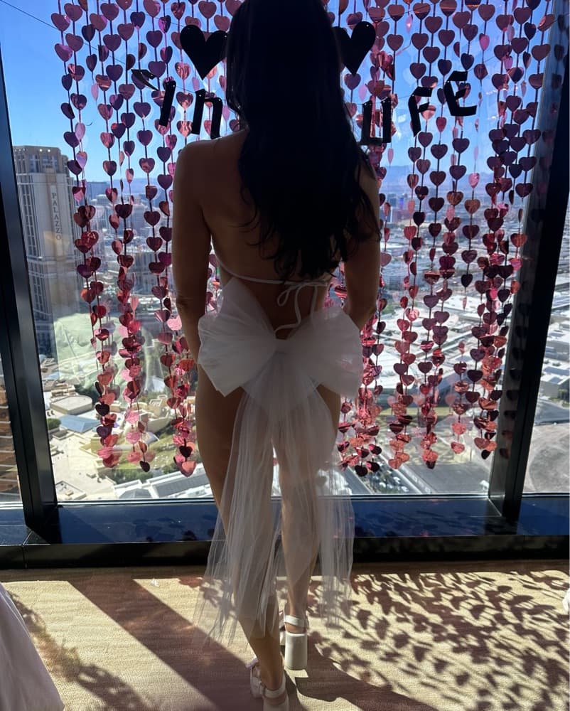 Tulle Booty Bow For Bachelorette/Wedding - Image 1