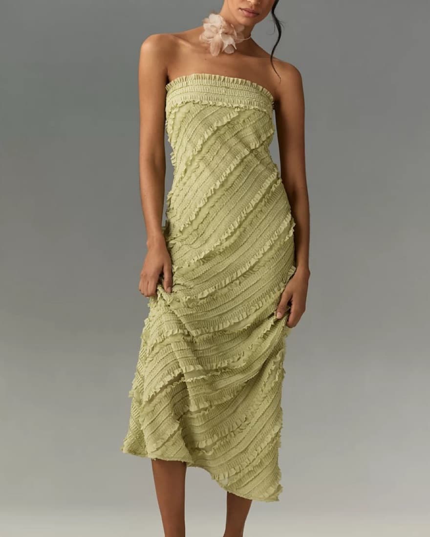Endless Rose Textured Column Dress - Image 1