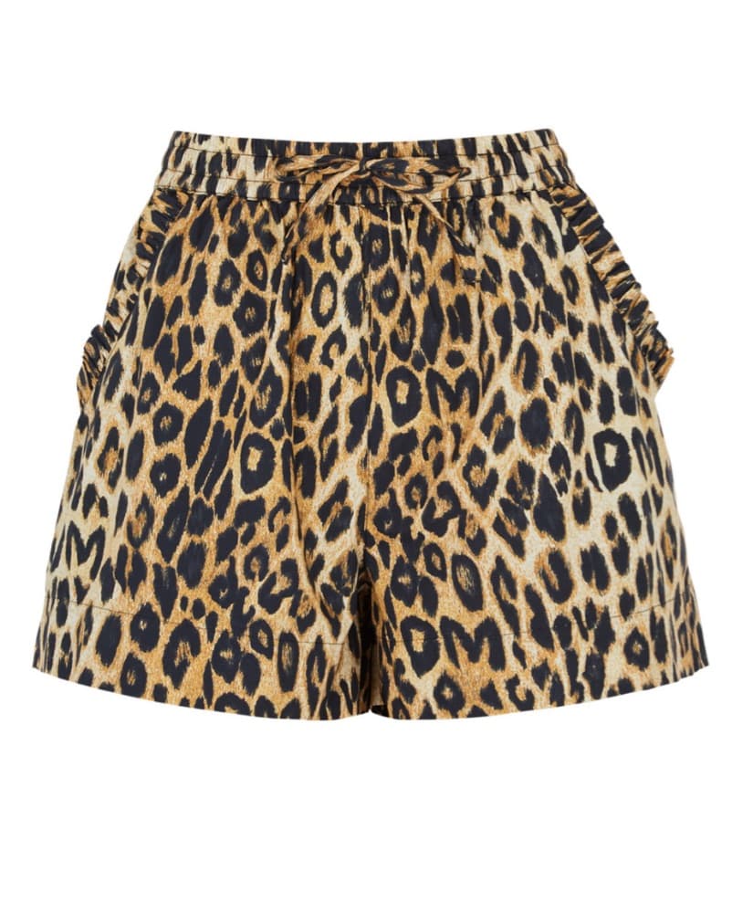 Damson Madder Cotton Pull On Shorts - Image 1