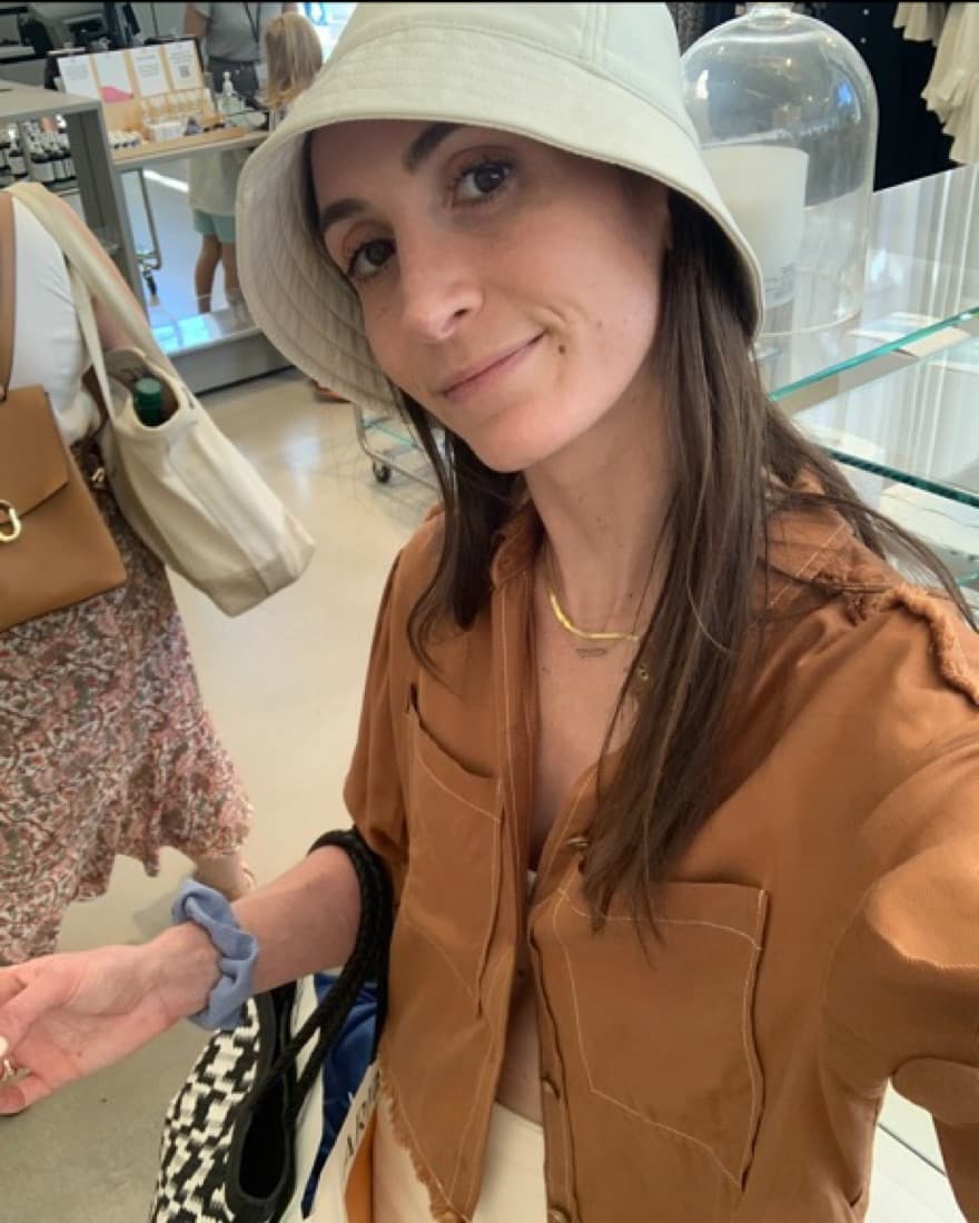 Aritzia Vegan Leather Bucket Hat   - Image 4