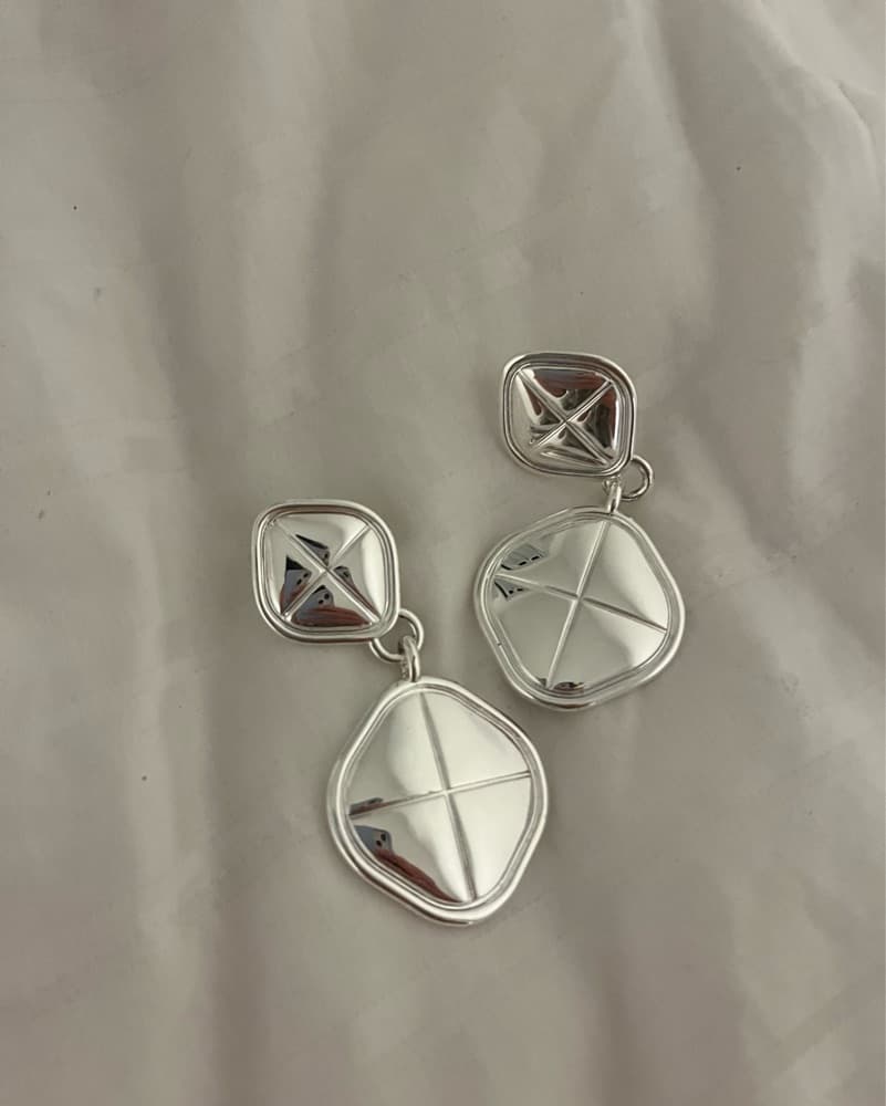 Heaven Mayhem Silver Earrings  - Image 2