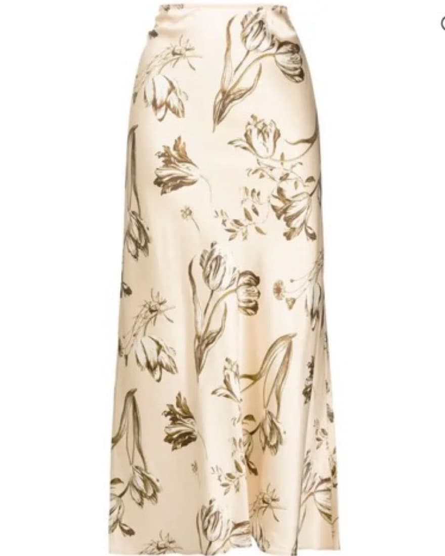 Reformation Layla Silk Skirt - Floral - Image 2