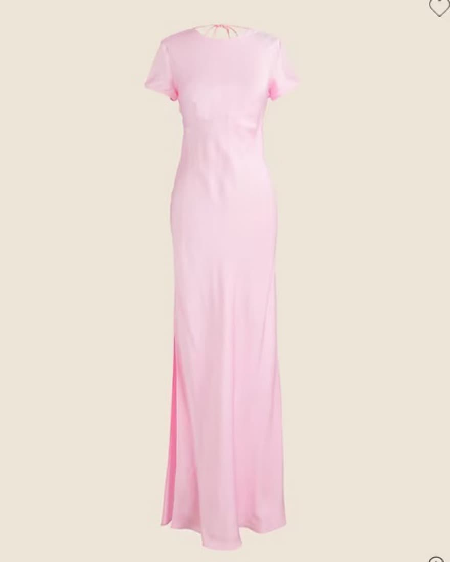 JCrew Pink Silk Dress - Image 3