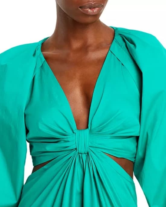 A.L.C. Alexa Ruffled Open Waist Dress - Image 4