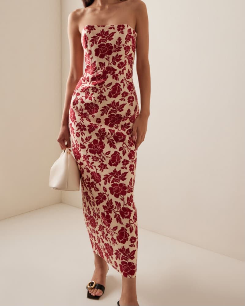Posse Midi Floral Print Dress - Image 1