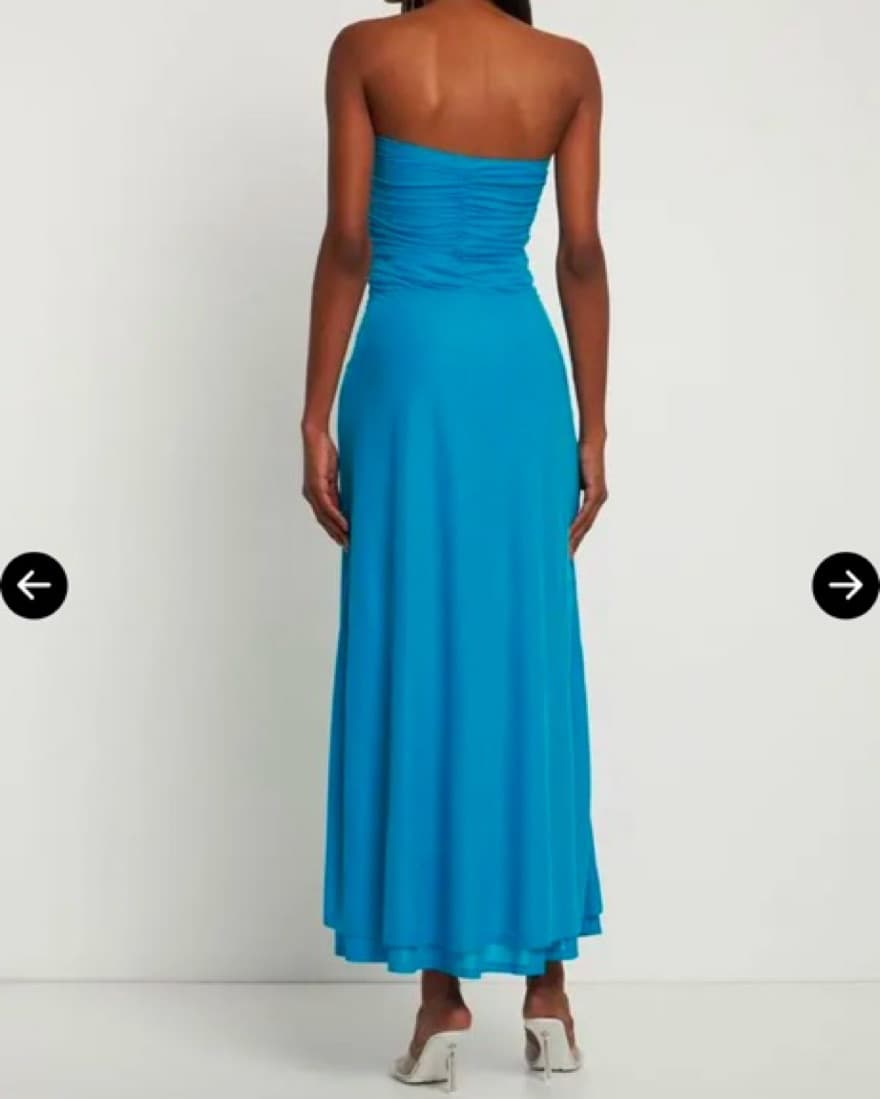 Simon Miller Strapless Slit Maxi Dress - Image 2