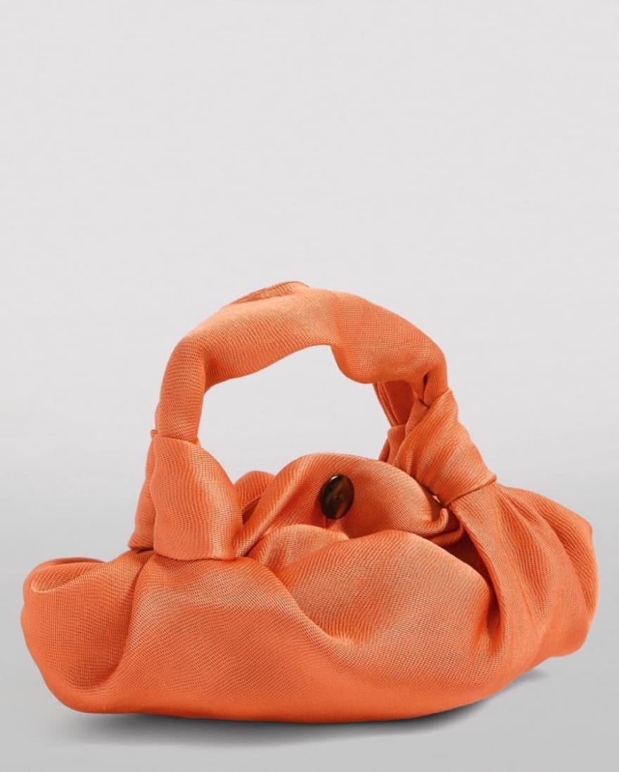 The Row Silk Orange Small Ascot Bag  - Image 1