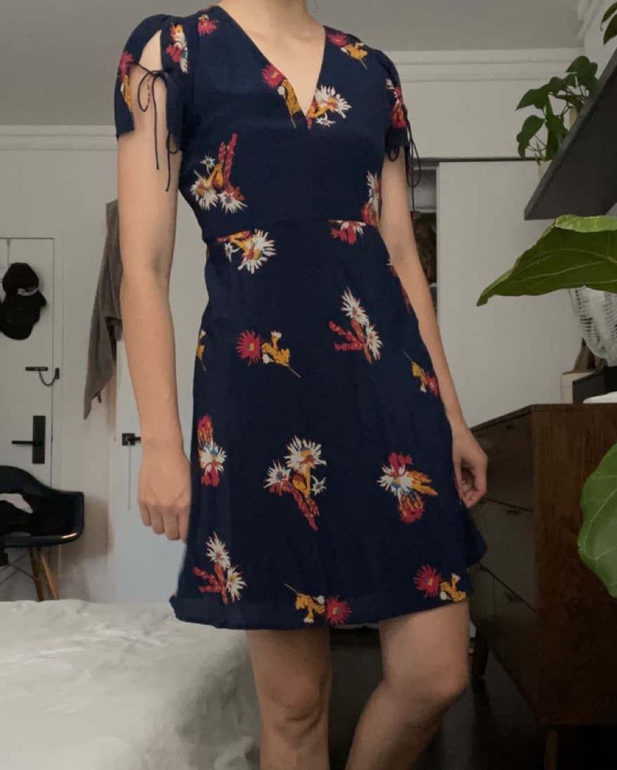 Madewell Floral Tea Dress - Image 1