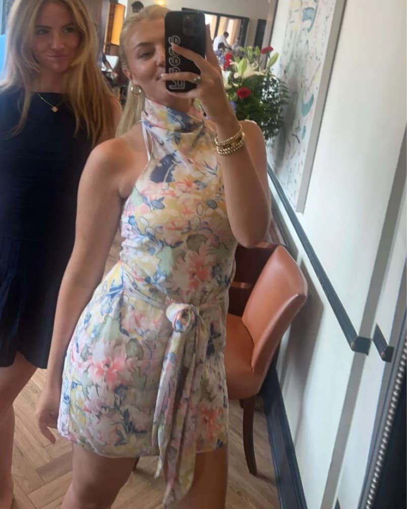 Amanda Richard Multicolor Floral Dress - Image 1