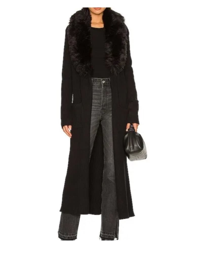 Black Long Cardigan - Image 1