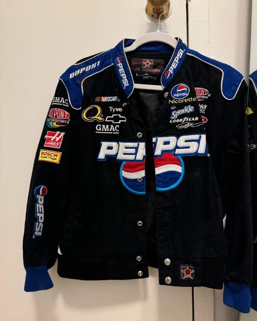 VINTAGE Pepsi Race Car Jacket - Image 2