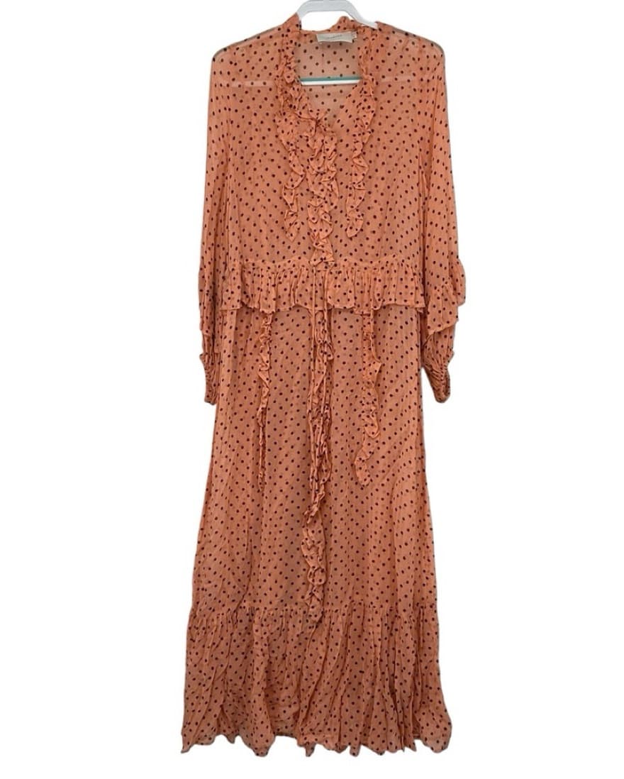 MUNTHE ANTONELLA LONG DRESS RUFFLES - Image 1