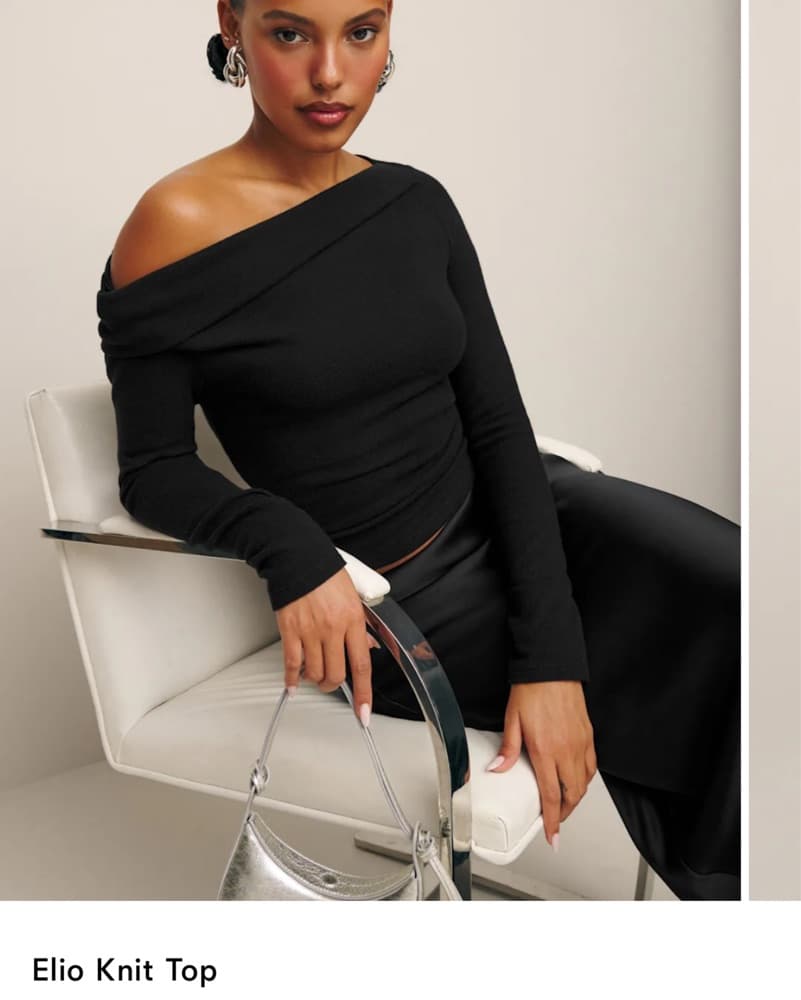 Elio Knit Black top - Image 2