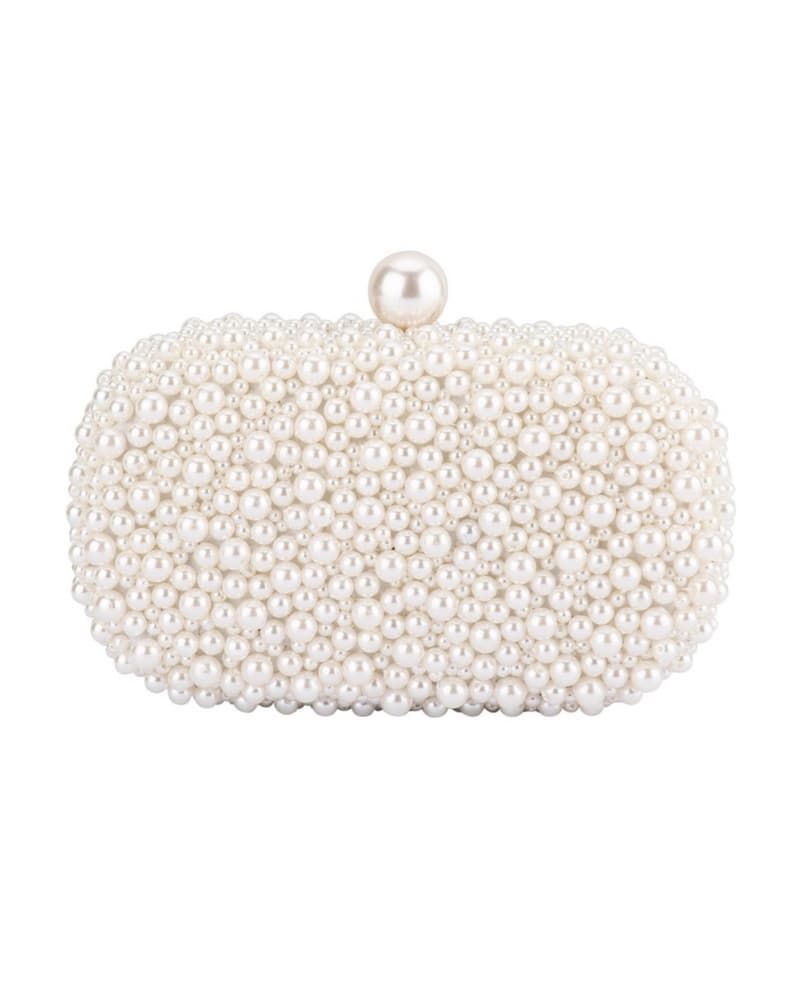 Olga Berg Valentina Pearl Clutch - Image 1