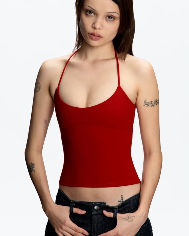 Tankair Red Halter Top - Image 5