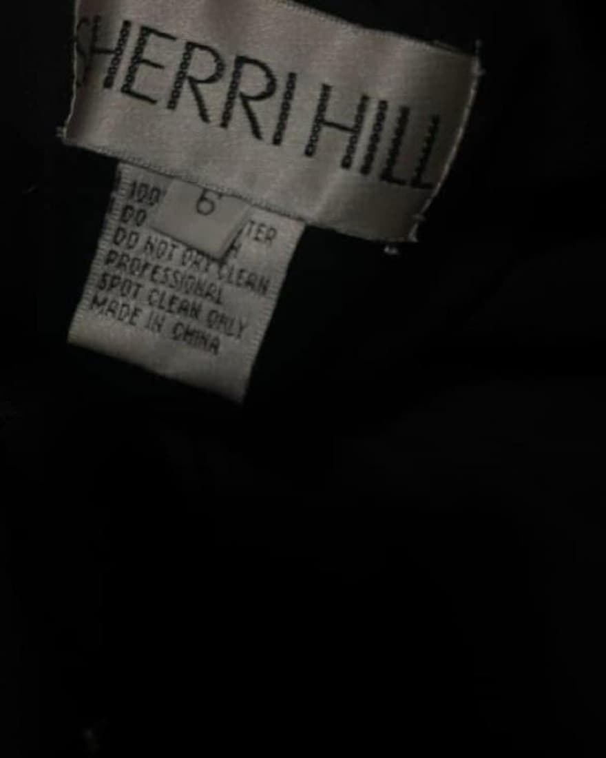 Sherri Hill Black sequin long sleeve min - Image 6