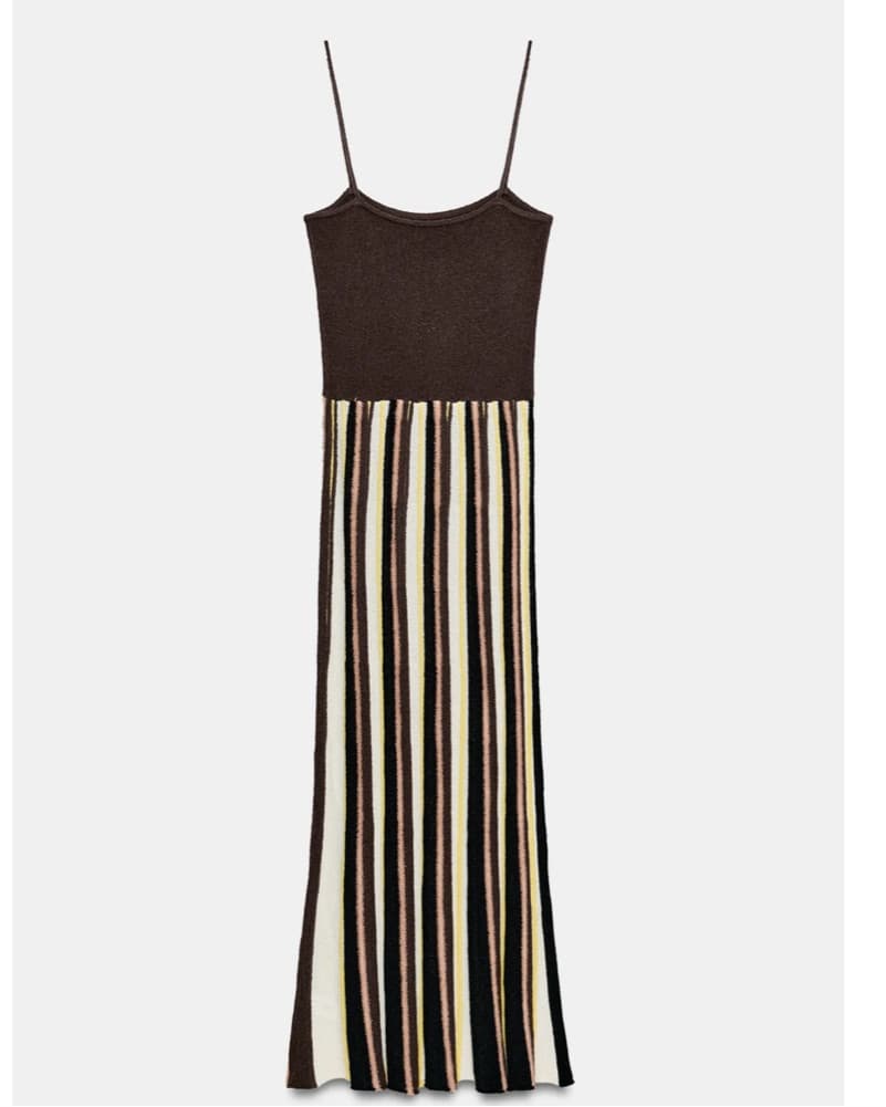 Striped Knit dress - Image 3